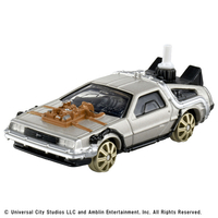 タカラトミー トミカプレミアムunlimited バック・トゥ・ザ・フューチャー タイムマシン(PART3/鉄道車輪装着Ver．) PﾄﾐｶULTBTTFﾀｲﾑﾏｼﾝﾃﾂﾄﾞｳ