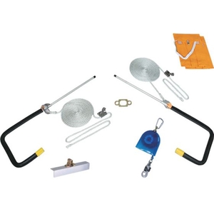藤井電工 屋根上作業用 墜落防止器具ヤネロップ 122 FC723EW-4299256-イメージ1