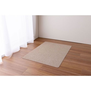 サンコー おくだけ吸着猫のトイレ下敷きマット ベージュ FCC9395-イメージ9