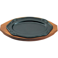 アサヒ 鉄 ステーキ皿 A-106-36 梅 FC713LS-6416000