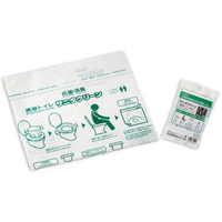 総合サービス サニタクリーン簡単トイレ 簡易トイレ(災害用)6114(1枚 FCG941E-01-6311-01