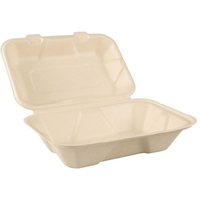 パックスタイル バガス容器 BBランチ 220-150 50枚 FC218SH-00605988