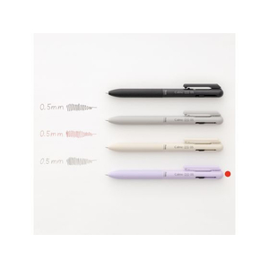 ぺんてる Calme カルム 多機能ペン 2+S 0.5mm パープル軸 FCF897U-BXAW355V-イメージ7