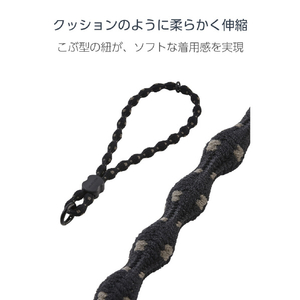 エレコム スマホハンドストラップ(デザイン柄タイプ) ブラック P-STHSTBK-イメージ4