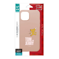 PGA iPhone 13用抗菌スリムシリコンケース ジェリー PG-WSC21K01JER