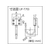 スガツネ工業 JF-T45ステンレス鋼製フリクション式ジャンボ回転フック FC575FP-3203387-イメージ3
