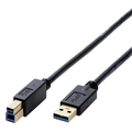 エレコム USB3．0ケーブル(1．0m) ブラック DH-AB3N10BK