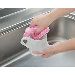 まめいた 泡あわネット ピンク FCJ904R-KB-407P-イメージ4
