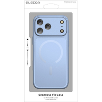 エレコム iPhone18 Pro Max用ハイブリッドアルミケース 極限 MAGKEEP ペールブルー PM-A26DALCKM3