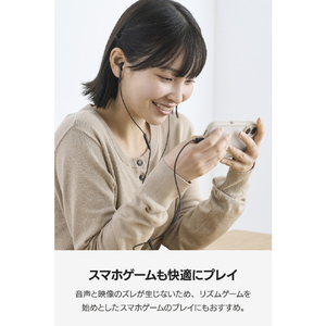 エレコム マイク付き 有線イヤホン USB Type-C(TM) インナーイヤー型 ブラック EHP-DF18IMBK-イメージ2
