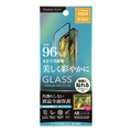 PGA iPhone 16 Pro Max用液晶全面保護ガラス 角割れ防止PETフレーム 動画特化 高透明 PG-24DGLF04AR