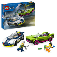 レゴジャパン LEGO シティ 60415 ポリスカーチェイス<マッスルカーを追え!> 60415ﾎﾟﾘｽｶ-ﾁｴｲｽﾏﾂｽﾙｶ-ｦｵｴ