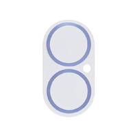 Hamee iPhone17用 強化ガラスカメラレンズプロテクター IFACE メタルペールブルー 41-183681