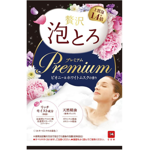 牛乳石鹸 お湯物語 贅沢泡とろ プレミアム ピオニー&ホワイトムスク FCE257M-イメージ2
