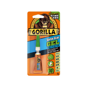 呉工業 強力瞬間接着剤 ゴリラスーパーグルー ジェル3g FC75425-NO.1772 3g-イメージ1