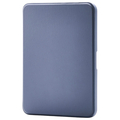 エレコム iPad mini(A17 Pro)用フラップケース 360度回転 背面クリア 2アングル スリープ ブルーグレー TB-A25SMG360BG