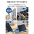 エレコム iPad mini(A17 Pro)用フラップケース 360度回転 背面クリア 2アングル スリープ ブルーグレー TB-A25SMG360BG-イメージ4