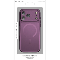 エレコム iPhone18 Pro Max用ハイブリッドアルミケース 極限 MAGKEEP パープル PM-A26DALCKM4