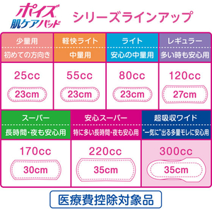 クレシア ポイズ 肌ケアパッド 超吸収ワイド 300cc 36枚 FCJ140T-88446-イメージ7