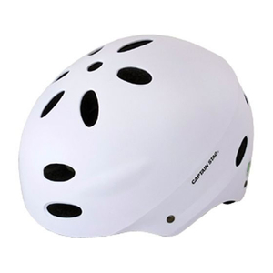 キャプテンスタッグ 自転車用ヘルメット セルフ 幼児用 ハード マットホワイト FCT9978-Y-6538-イメージ1