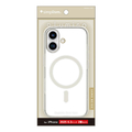 トリニティ iPhone 17用[Lumino] MagSafe対応 背面クリアハードケース クリア×サンドベージュ TR-IP25M2-LOCMS-CLSB