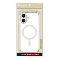 トリニティ iPhone 17用[Lumino] MagSafe対応 背面クリアハードケース クリア×サンドベージュ TR-IP25M2-LOCMS-CLSB