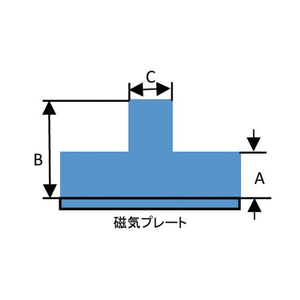 エスコ 強力マグネット φ8.0×4.5mm M3×0.5 13N FCY0503-EA781EE-12-イメージ2