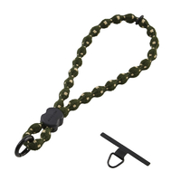 エレコム スマホハンドストラップ(デザイン柄タイプ) カーキ P-STHSTKH