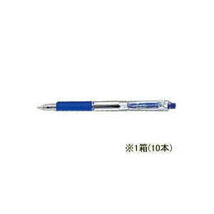ゼブラ ジムノック 0.7mm 青 10本 1箱(10本) F833332-KRB-100-BL-イメージ1