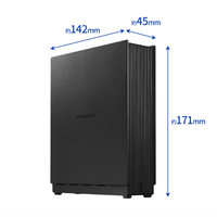 IODATA NAS ネットワークHDD 8TB HDL1-LA08/E I-O DATA（アイ・オー・データ機器） I・O DATA アイ・オー・データ