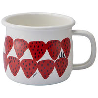 豊琺瑯 Plune. ホーロー マグカップ 「あかいちご」 FC242PD-PMA-511