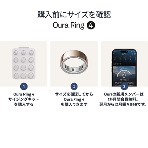 OURA Oura Ring 4(オーラリング 4)/size13 ローズゴールド JZ90-54219-13-イメージ3