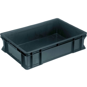 岐阜プラスチック工業 BE型導電性コンテナーB-56-2導電 ブラック FC496HM-4231929-イメージ1