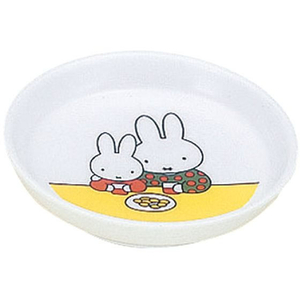 関東プラスチック工業 メラミン子供食器 ミッフィー 小皿 M-8C FC149LP-5452110-イメージ1