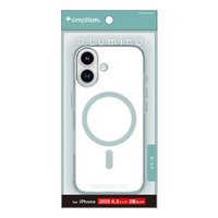 トリニティ iPhone 17用[Lumino] MagSafe対応 背面クリアハードケース クリア×ブルー TR-IP25M2-LOCMS-CLBL