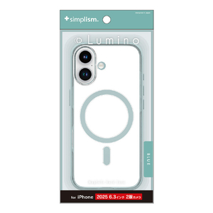 トリニティ iPhone 17用[Lumino] MagSafe対応 背面クリアハードケース クリア×ブルー TR-IP25M2-LOCMS-CLBL-イメージ1