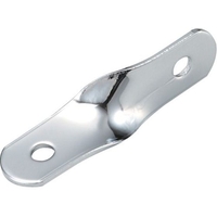 トラスコ中山 ジョイント金具19型S クロム 長さ75 穴数2 FC701KU-2831406