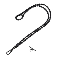 エレコム スマホショルダーストラップ(反射糸タイプ) ブラック P-STSDH1FLREBK