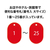 オープン工業 スチロール番号札 小判大 1～25 赤 FC87704-BF-50-RD-イメージ2