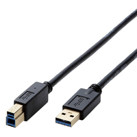 エレコム USB3．0ケーブル(2．0m) ブラック DH-AB3N20BK