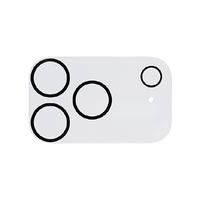 Hamee iPhone 17Pro用強化ガラスカメラレンズプロテクター iFace メタルブラック 41-183698