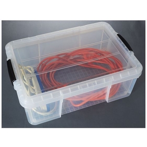 トラスコ中山 クリアライトボックス 24L 透明 FC625GM-5123755-イメージ4