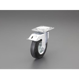 エスコ キャスター 自在金具 ブレーキ付 80mm FCY8976-EA986H-21-イメージ1