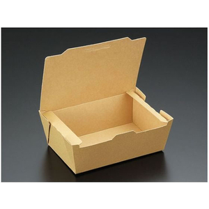 パックスタイル KMランチボックス 未晒 M 25枚 FC221SH-00609133-イメージ1