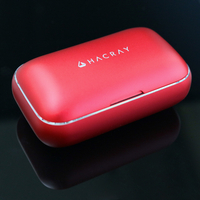 HACRAY W1 ワイヤレスイヤフォン レッド 赤 HACRAY W1 完全ワイヤレスイヤホン アルミ充電ケース - 【公式