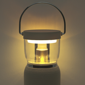 A－Stage ワイヤレススピーカー付きLEDランタン Re・De Light & Sound ベージュ LS01A-BE-イメージ14