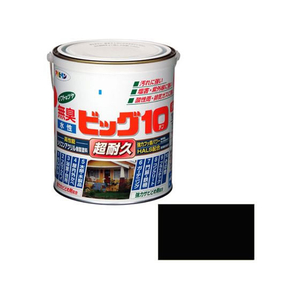 アサヒペン 水性ビッグ10多用途 1.6L 205 黒 FC139PP-イメージ1