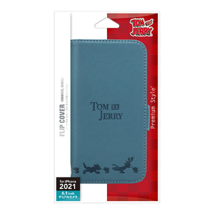 PGA iPhone 13用フリップカバー トムとジェリー PG-WFP21K02TAJ-イメージ1