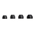 SONY ハイブリッドイヤーピース(SSサイズ/4個入) ブラック EP-EX11SS B-イメージ1