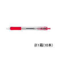 ゼブラ タプリクリップ 0.7 ボールペン 赤 10本 1箱(10本) F833334-BN5-R